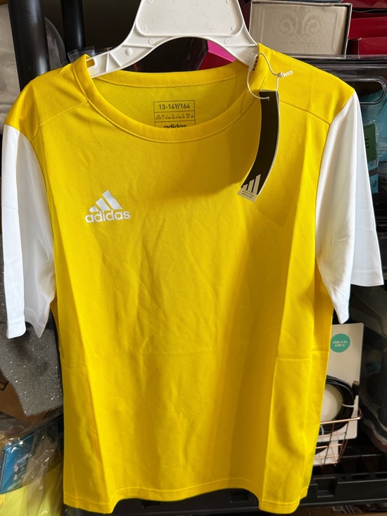 adidas Other - Adidas Yellow & White Athletic Jersey. Youth Large. Set of 9